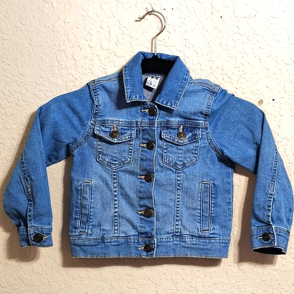 Carter's Other - Girls 5T Denim Button Up Jacket With Pockets